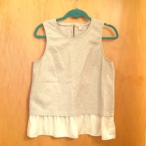 J crew beige tank